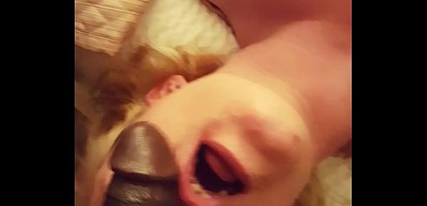 A cheap white hooker sucks my back cock in my hotel